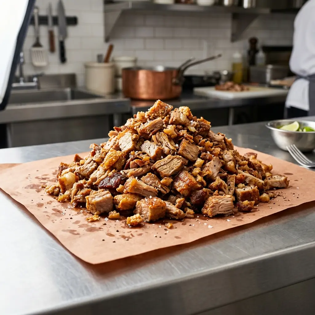 Carnitas estandarizadas de mayoreo